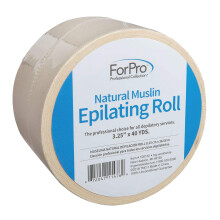 ForPro Professional Collection Luonnonmusliiniepilointirulla, rep  isyluja, karvanpoistoon, 3,25 L x 40 jaardia
