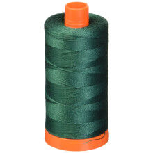 Aurifil 50wt Mako puuvillalanka 1 422 jaardia - Medium Spruce A1050-2885
