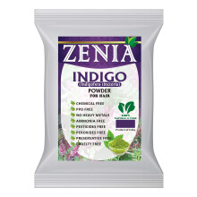 Zenia Indigopoeder (Indigofera Tinctoria) | Haar- / baardverfkleur 500 gram (17,64 ounces) | 100% puur en natuurlijk | Geen conserveermiddelen