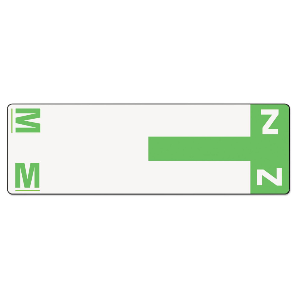 Photos - Other Office Equipment Smead Alpha-Z Color-Coded First Letter Name Labels A & N Red 100/Pack  Label/Color: M & Z Light Green SMD67164 [Set of 2]