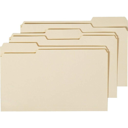 Staples Φάκελοι Αρχείων Staples Manila, Νομικών, 3 Θέσεων, 100/Συσκευασία 1