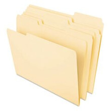 Universal One Heavyweight File Mappar 1/3 Cut One-Pys Top Tab Legal Manila 50/Pack
