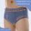 3-Pack Heren Super Absorberende Wasbare Herbruikbare Incontinentie Onderbroeken Grijs Groot (Taille 38-40) 5