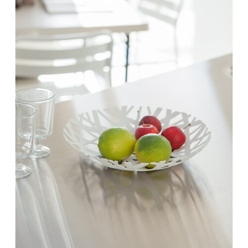 Yamazaki Home Obstschale, Stahl, Einheitsgr      e, Wei 2