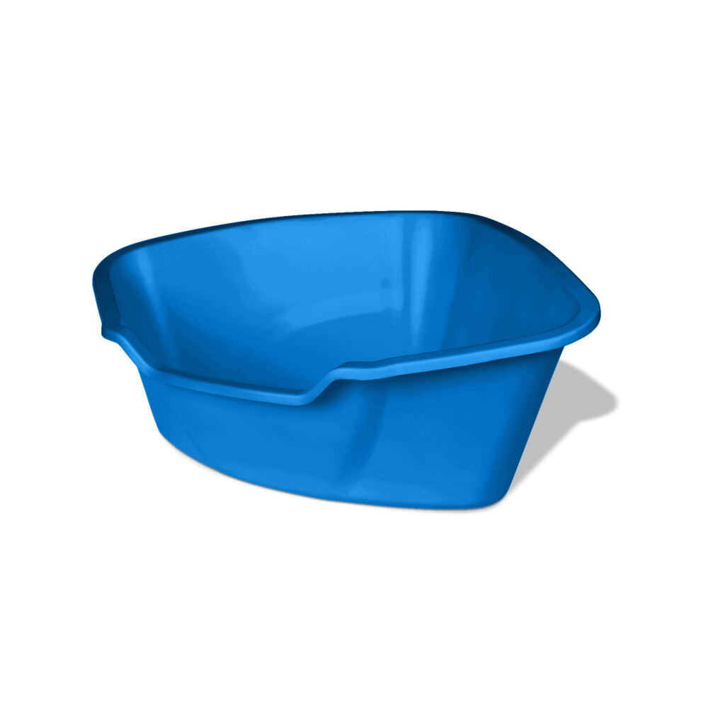 Van Ness Corner High Sides Cat Litter Pan Large Blue