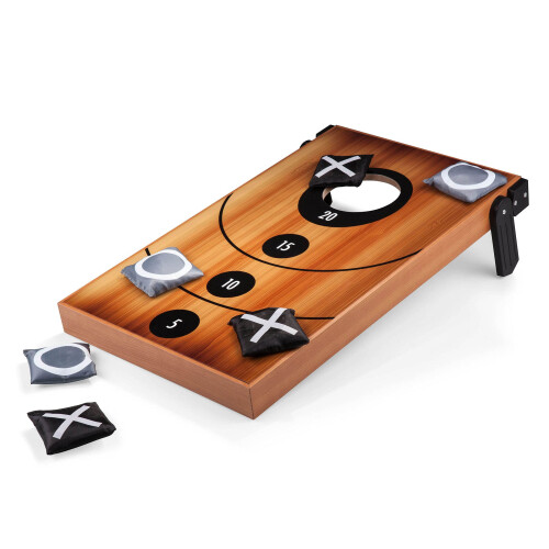 ONIVA - Mini Bean Bag Wurfspiel, Cornhole Set, (Holzoptik)