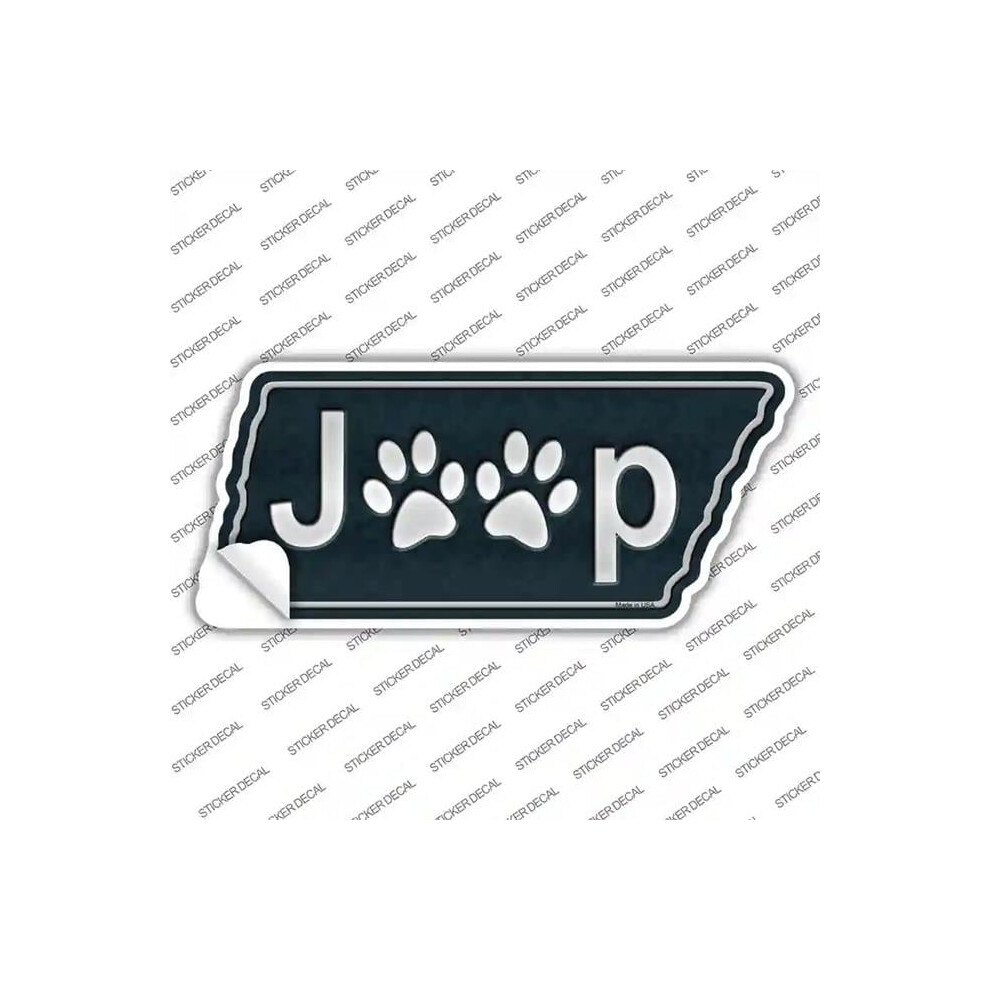 Smart Blonde Tn-098S-Xl J-P Paws Novelty Tennessee Shape Sticker Decal - Extra Large 792636036033