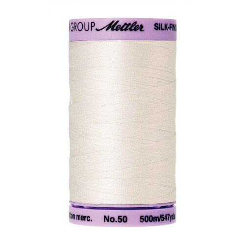 Mettler Silk-Finish Solid Cotton Thread 547 yd/500m Candlewick