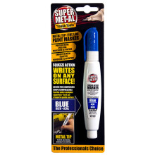 Super Met-Al 1296-1500 Squeeze Action Paint Marker Blue