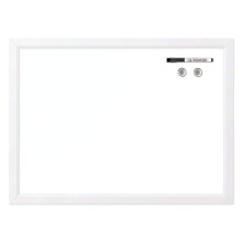 Kvartet Magnetisk t?r sletning Hvidplade 17 """" X 23 """" Whiteboard White Frame (MDW1723W-ASS)