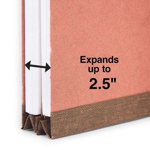 Staples Φάκελοι Ταξινόμησης 100% Ανακυκλωμένοι Staples, 2 Διαχωριστές, Κόκκινοι, 20/κουτί 2