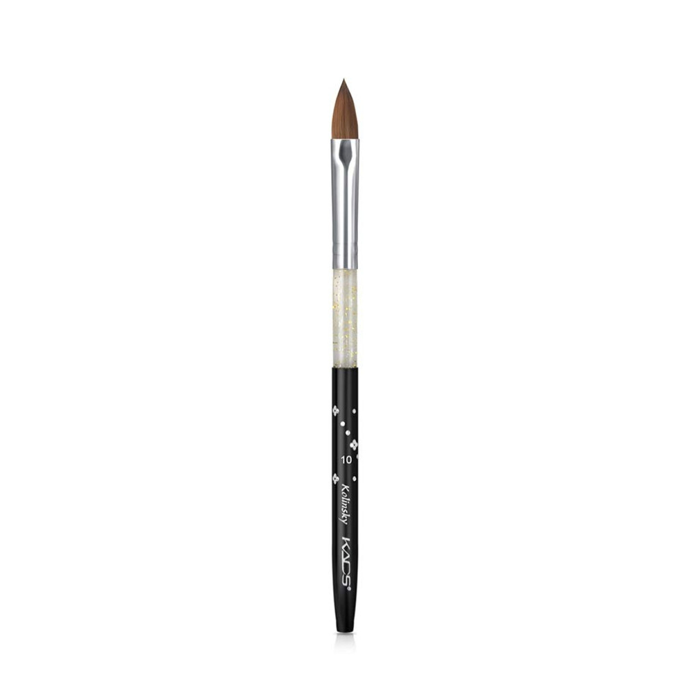 Kads Kolinsky Sable Brush Professional Nail Art Tool Brushes Kolinsky Acrylic Nail Brush Size 10#