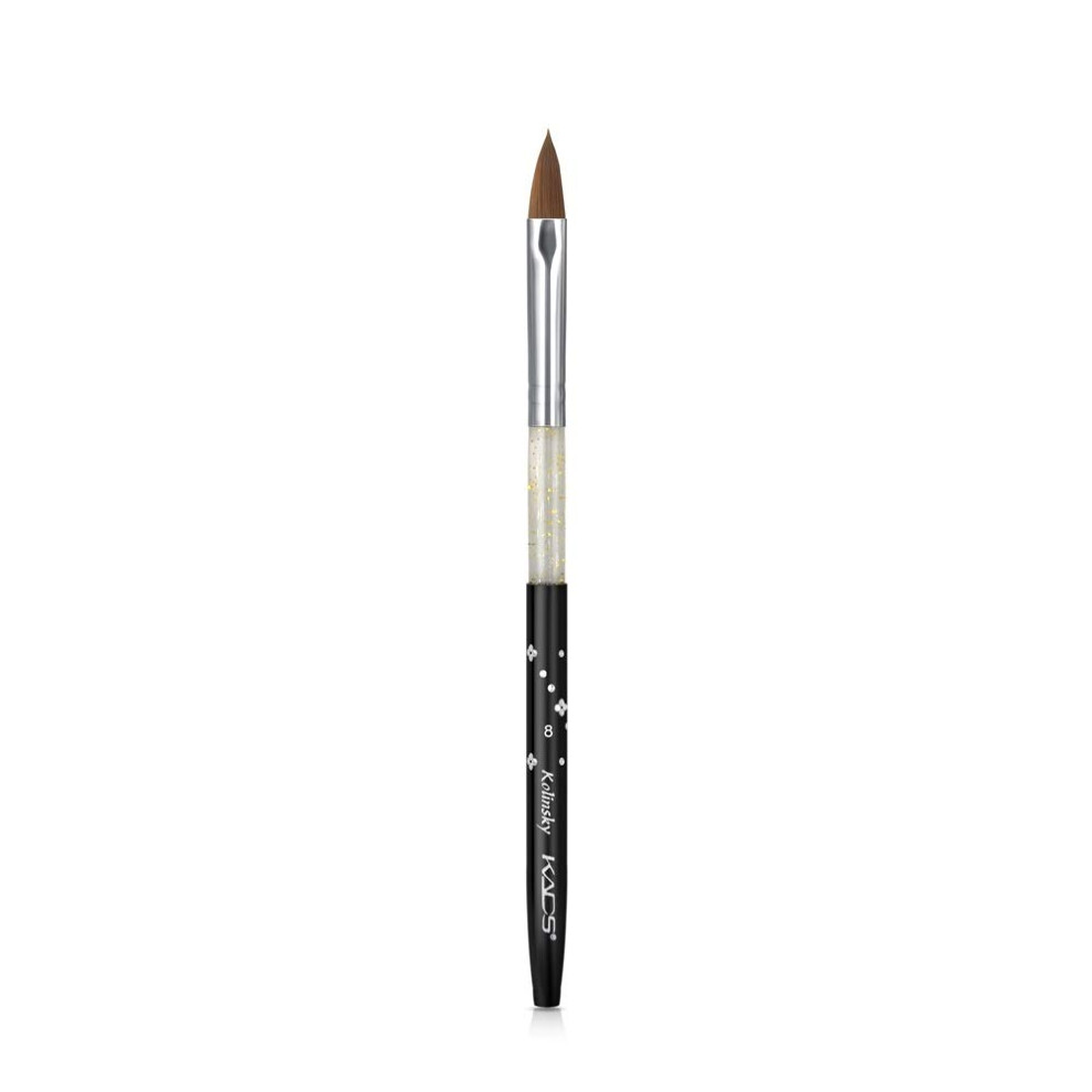 Kads Kolinsky Sable Brush Professional Kolinsky Sable Acrylic Nail Brush For Acrylic Brush Size 8#