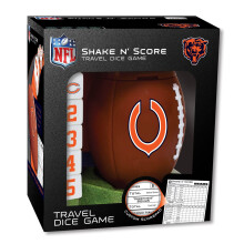 MasterPieces NFL Chicago Bears Shake N' Score Reisdobbelspel voor 2 spelers vanaf 6 jaar