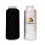 HUGE 5500yards Cone Spool Bobbin Thread White Machine Embroidery - ThreadNanny Brand (Two pack  White/Black) 1