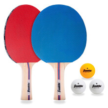 Conjunto de Raquetes de Ping Pong Franklin Sports com Bolas - Kit de Ténis de Mesa para 2 Jogadores