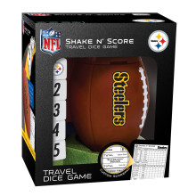 MasterPieces NFL Pittsburgh Steelers Shake N' Score Reisdobbelspel voor 2 spelers vanaf 6 jaar