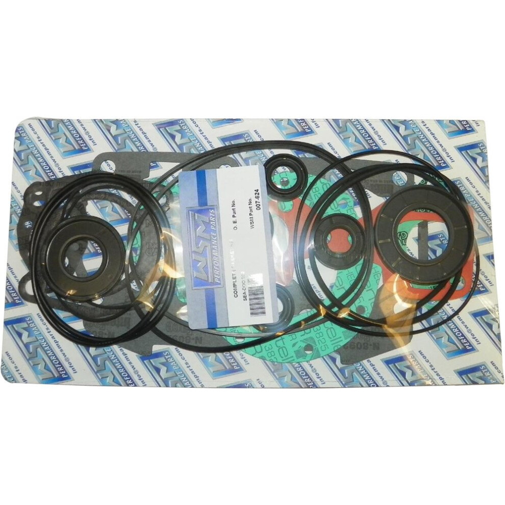 Kit de joints complet pour moteur Seadoo 785 782 787 800   cc, blanc et argent, WSM PWC 007-624