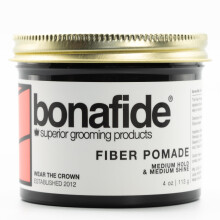 Bona Fide Pomade Vezelpommade 4 oz. | Medium glans en controle voor rommelige textuur | Gemakkelijk uit te wassen