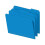 Staples Staples 224527 Χρωματιστοί Φάκελοι 3-Tab Letter Μπλε 100/Κουτί 2