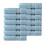 COTTON CRAFT Υπέροχες Μπατονέτες - 12 Τεμάχια - 12x12 - 100% Βαμβάκι - Σετ Πετσέτες για Μωρά 1