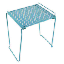 Five Star Locker Accessories -lokerohylly, eritt  in korkea. Kest     jopa 45 kg. Sopii 30 cm leveille kaapeille. Sinivihre   (73325).