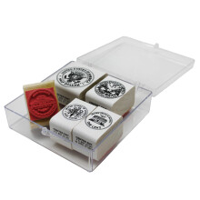 Ready 2 Learn -CE104 Stampuri de moneda - Tails - Set de 5 - Timbre din lemn pentru activita?i de matematica moneda ?i bricolaj - Utiliza?i pentr