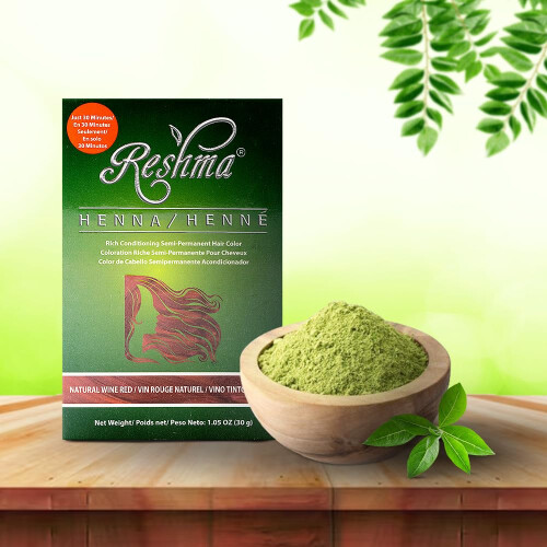 Reshma Beauty Χρώμα Μαλλιών Χέννα 30 Λεπτών | Με Φυσικά Βότανα, Για Μαλλιά Λαμπερά 1