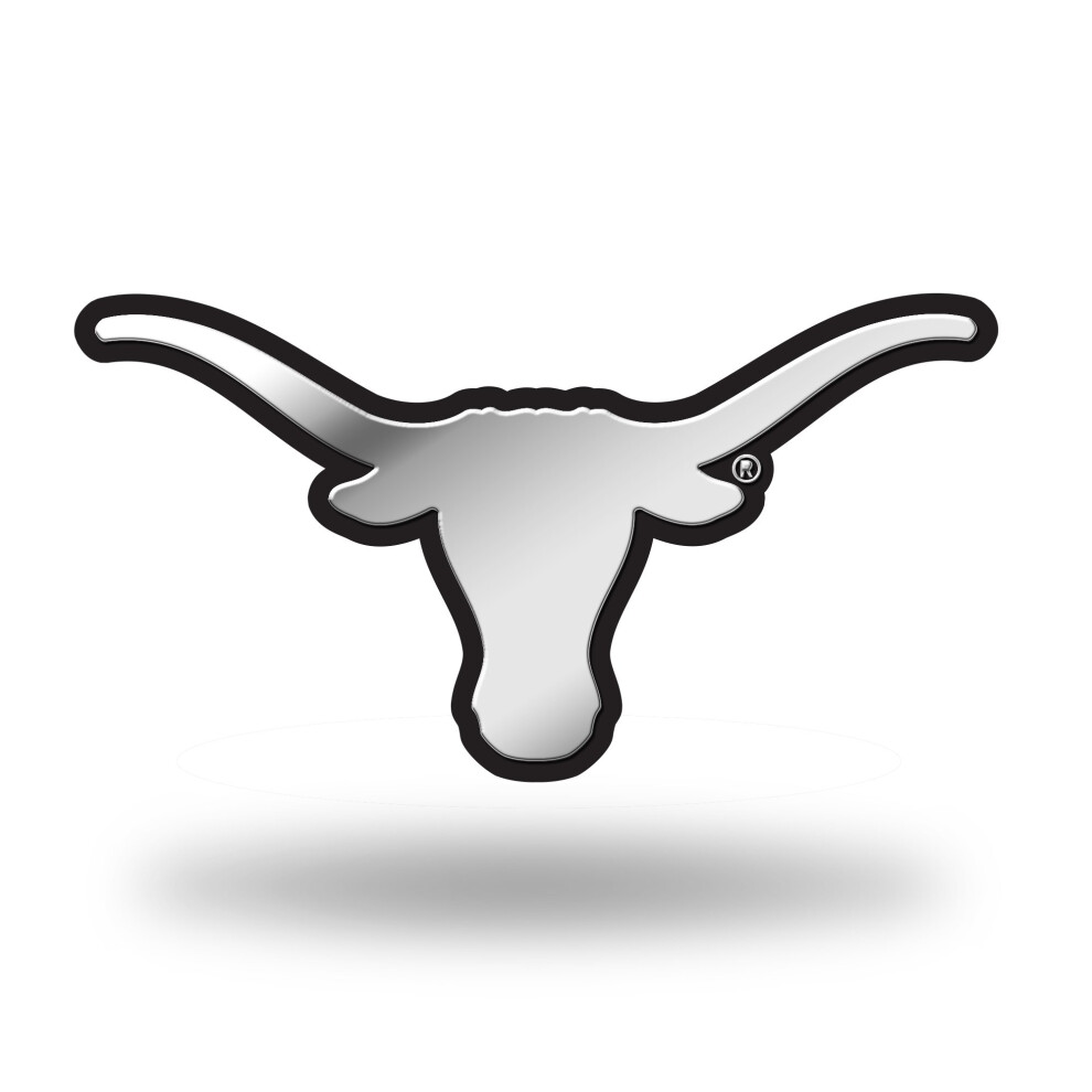 Rico Industries Ncaa Texas Longhorns Chrome Finished Auto Emblem 3D Sticker 094746802851