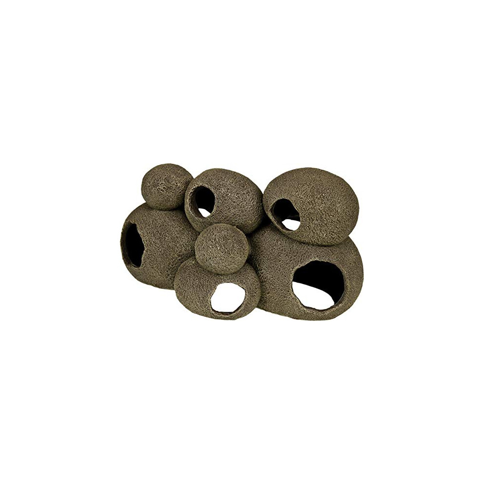 Blue Ribbon 006090 Exotic Environments Swim-Through Stone Pile  Large