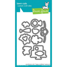 Lawn Fawn Lawn Cuts Stanze Happy Wedding