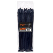 TR Industrial Mehrzweck-UV-bestndige schwarze Kabelbinder, 30,5 cm, 100 Stck