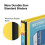 Staples Στα Staples 827605 1,5-ιντσών D-Ring Binder Κίτρινο (19060) 5