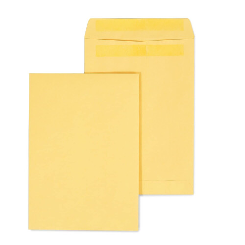 Staples 534792 Καφέ Αυτοκόλλητοι Φάκελοι 7-1/2 x 10-1/2 100/Συσκευασία