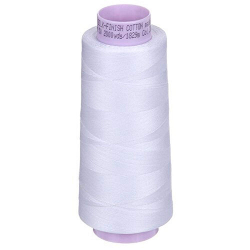 Mettler Silk-Finish Cotton Thread  2000 yd/1829m  White