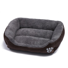 (Coffee, 43*32cm/16.93*12.60in) Bed Pet Dog Orthopedic Large Dog Beds Dog House Nest Kennel For Xxxl Cat Puppy