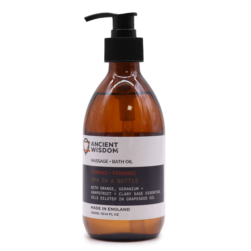 Massage and Bath Oil Aromatherapy Massage and Bath Oil Toning and Firming 300ml
