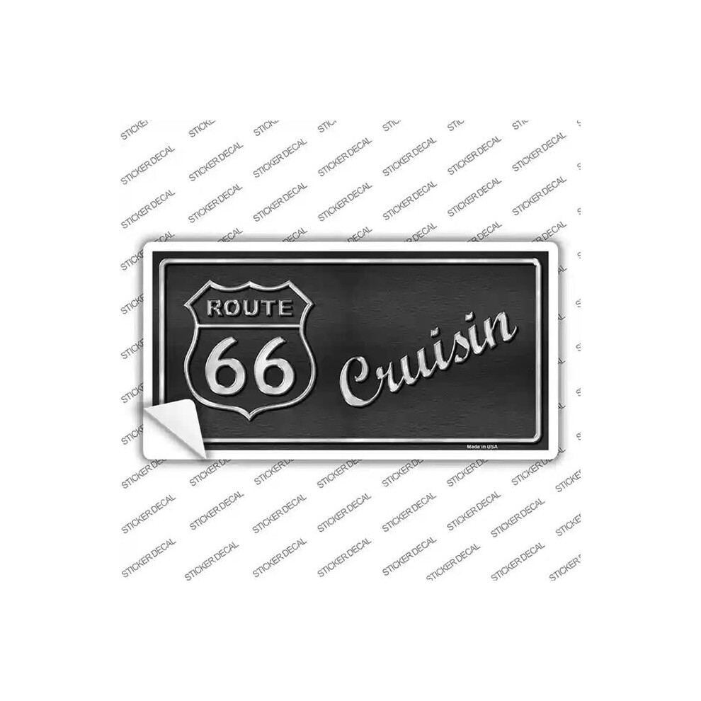 Smart Blonde Lp-095S-L Route 66 Cruising Novelty Sticker Decal - Large 731997952057