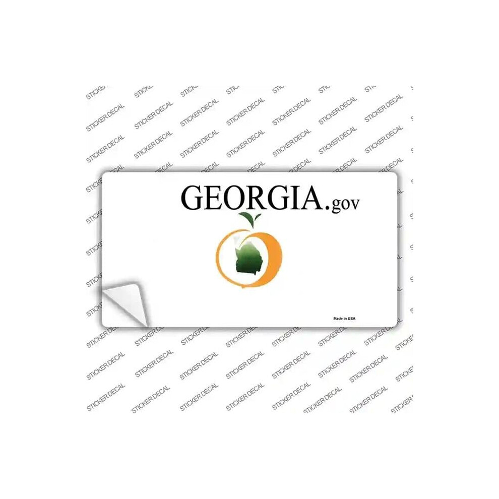 Smart Blonde Lp-2225S-S Georgia State Blank Novelty Sticker Decal - Small 731997953160