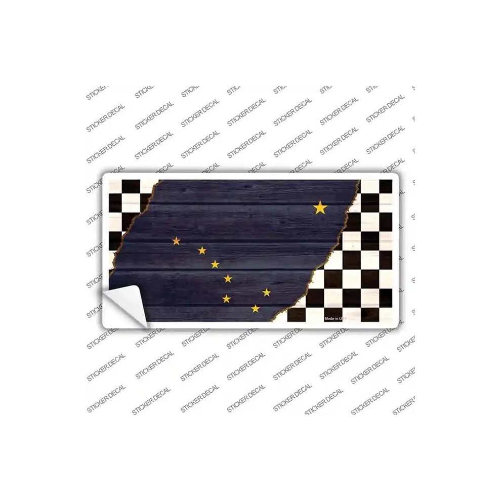 Smart Blonde Lp-13687S-Xl Alaska Racing Flag Novelty Sticker Decal - Extra Large 731997953771