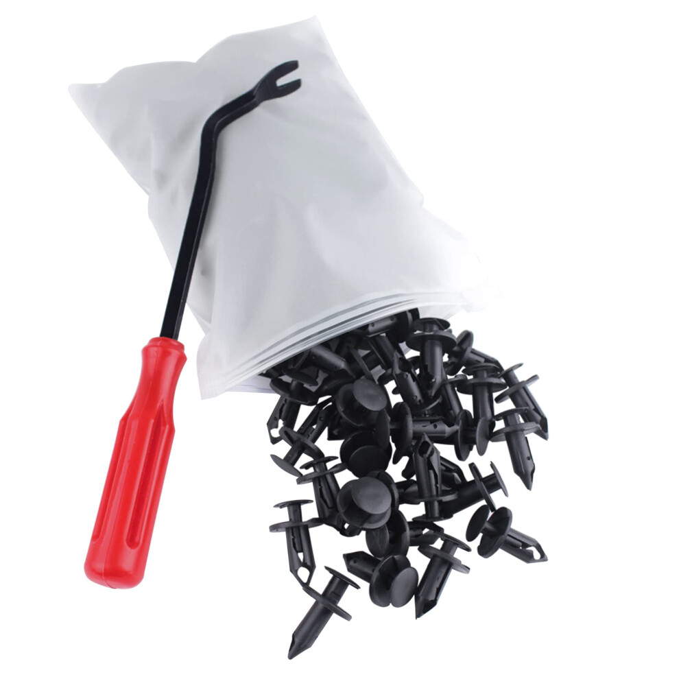 UNIGT 150pcs ATV UTV Body Fastener Rivets Push Pin Compatible with Can Am 293150089 Polaris 7661855 RZR Ranger Suzuki Kawasaki Rancher 90653-HC4-900 P