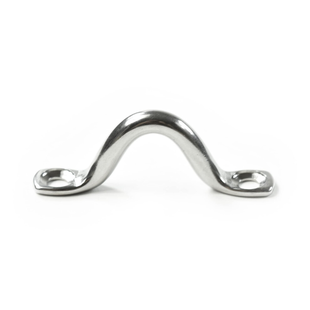 Marine City Edelstahl Der Guteklasse 304, Poliertes Finish, Robuster Und Langlebiger Bimini-Bootsverdeck-Pad-Augengurt Fur Boote Schiffe Mari-image