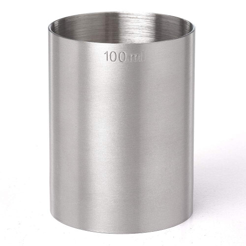 Barfly Thimble M?l 100 ml. Rustfrit st?l 2