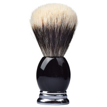 JE & CO 100% fine Silvertip Badger Bristle Shaving Perie cu baza de ra?ina cu greutate mare (top curbat)