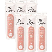 Cliganic Discos de Algodón Premium para la Cara (540 Unidades) | Almohadillas Desmaquilladoras, Hipoalergénicas, Sin Pelusa | 100% Algodón Puro