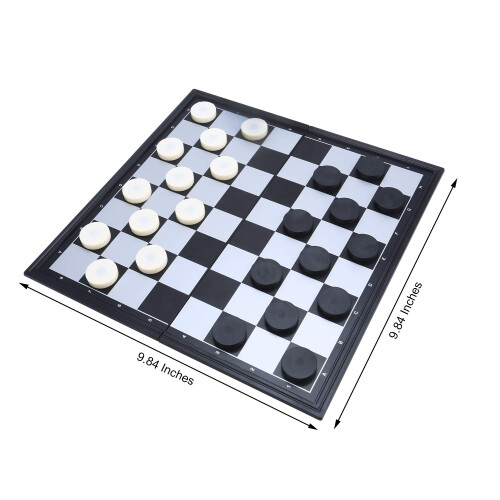 Set ep?t?ap????? pa????d??? QuadPro Magnetic Travel Checkers ?e pt?ss??e?? sa??da, e?pa?de?t??? pa????d?a ??a pa?d?? ?a? e?????e? 1