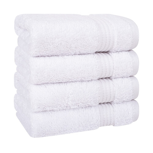 Cotton Paradise 100% Βαμβακερές Τουρκοί Πετσέτες Μπάνιου 4 Τεμάχια Μαλακές Απορροφητικές 2