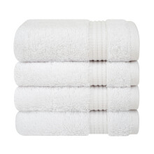 Asciugamani turchi Cotton Paradise 100% cotone per il bagno, 4 pezzi, morbidi, assorbenti, piccoli, per mani e viso, soffici stracci per il corpo