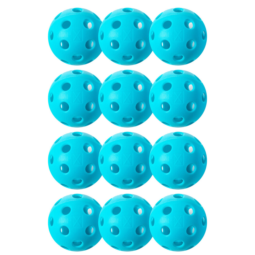 Franklin Sports X-26 Indoor Pickleballs - Indoor Court Pickleball Balls - USA Pickleball (USAPA) Approved Tournament Pickleballs - 12 Pack Inside-image-OPC-PFN88RF-NEW