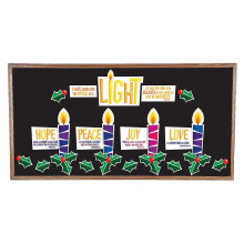 Advent Farverigt Bb-s?t - 32 dele - Uddannelses- og l?ringsaktiviteter for b?rn